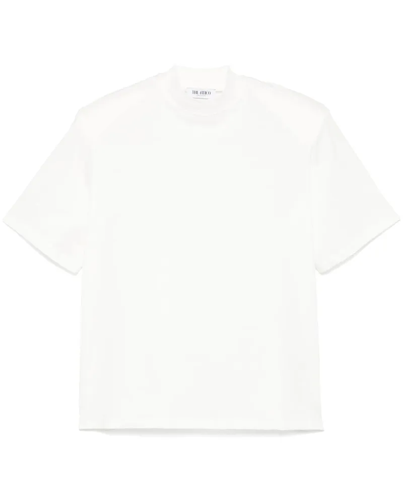 ATTICO T-Shirt mit Stickerei - Weiß Weiß