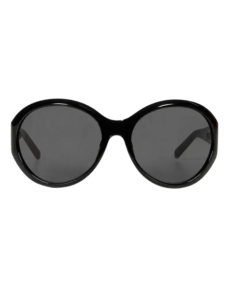 Magda Butrym Sonnenbrille mit rundem Gestell - Schwarz Schwarz