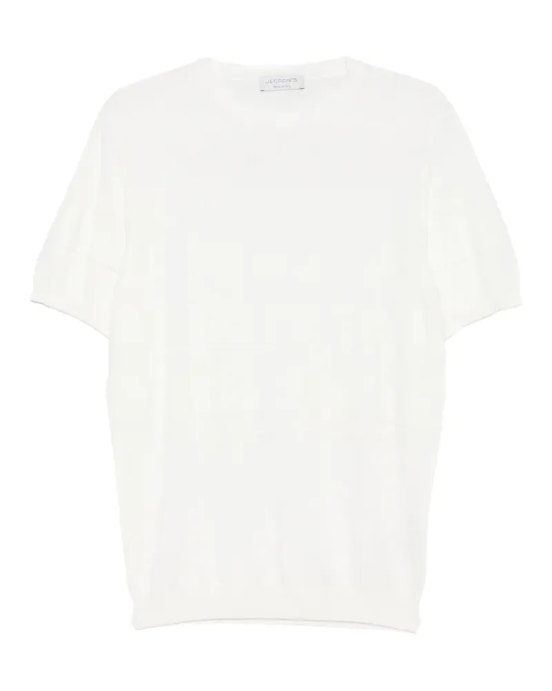 Jeordie's horizontal-stripe T-shirt - Weiß Weiß