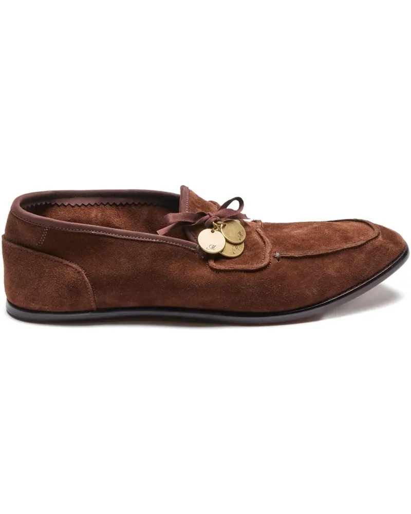 SUICOKE Loafer mit Münzapplikation - Braun Braun