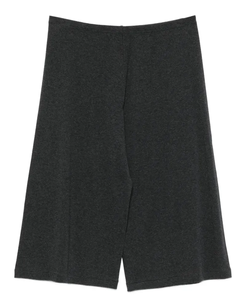 The Row Dusk wide-leg elasticated-waistband shorts - Grau Grau
