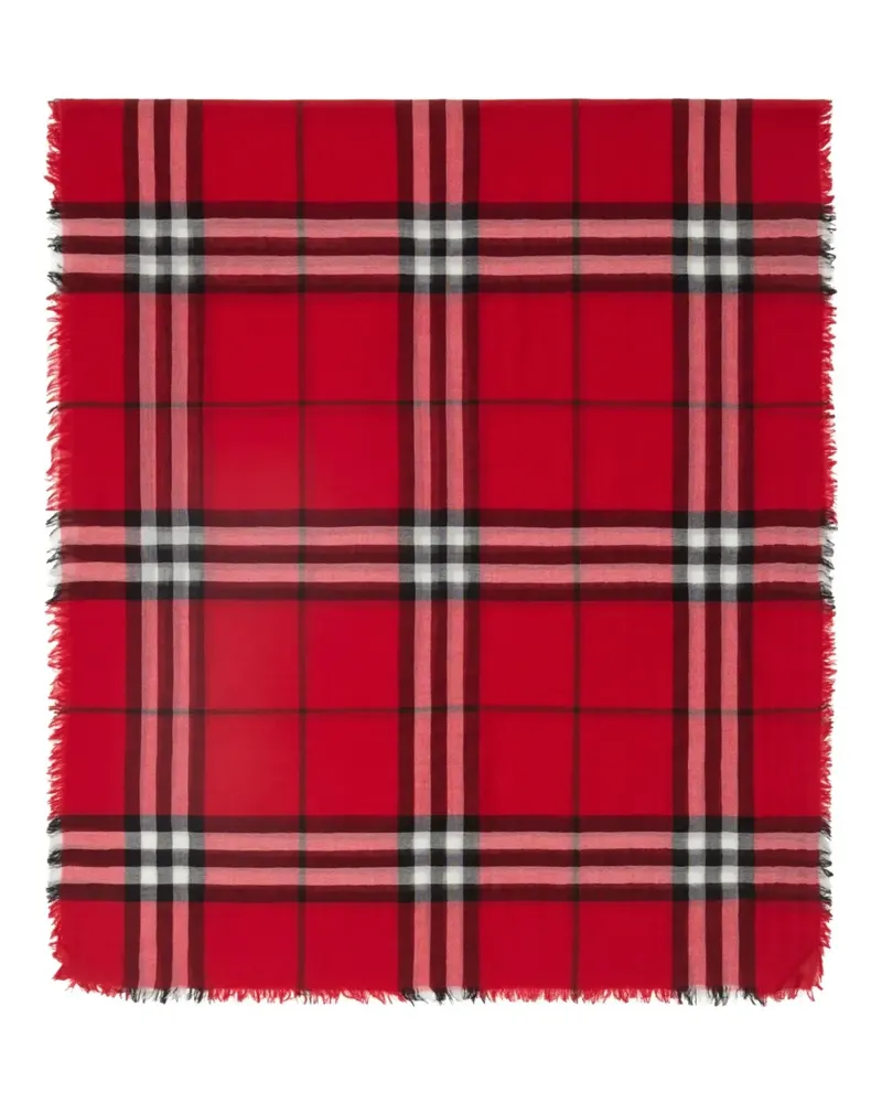Burberry Schal aus Wolle - Rot Rot