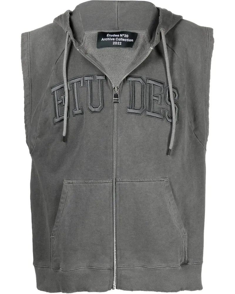 Études Studio Hoodie aus Bio-Baumwolle - Schwarz Schwarz