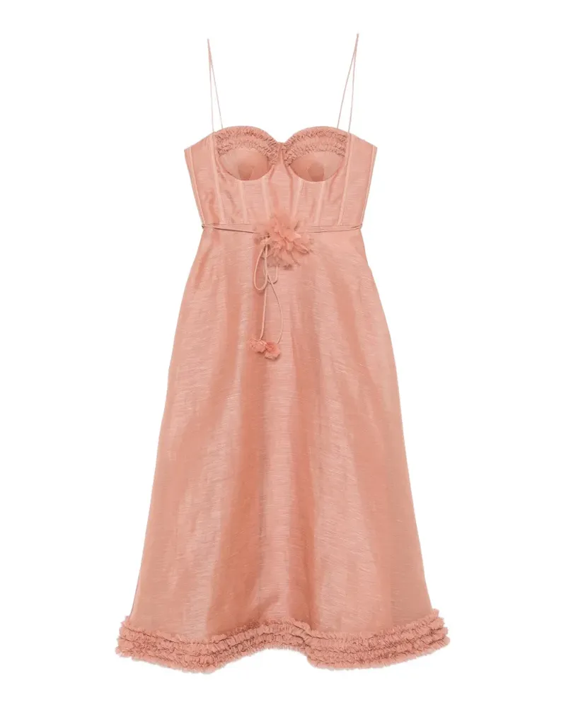 Zimmermann Luna ruffled dress - Rosa Rosa