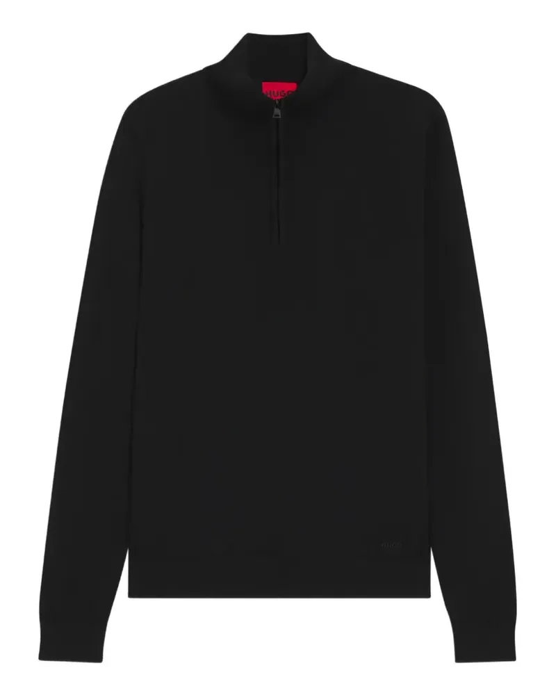 HUGO BOSS Pullover mit Rollkragen - Schwarz Schwarz
