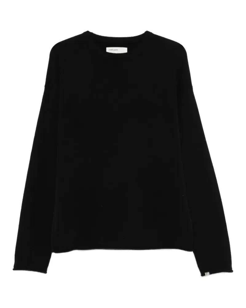 extreme cashmere Paolo Pullover mit rundem Ausschnitt - Schwarz Schwarz