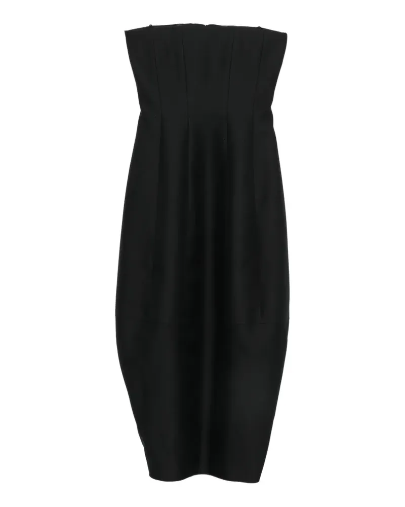 KHAITE Stela strapless maxi dress - Schwarz Schwarz