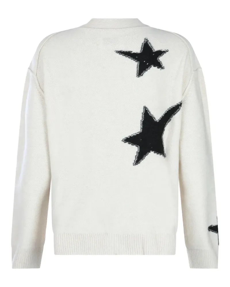 Zadig & Voltaire Cardigan mit Sternen - Weiß Weiß