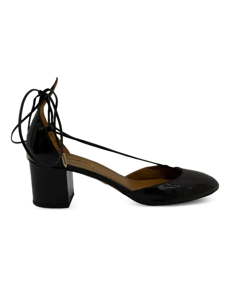 Aquazzura Alexa patent leather pumps - Schwarz Schwarz