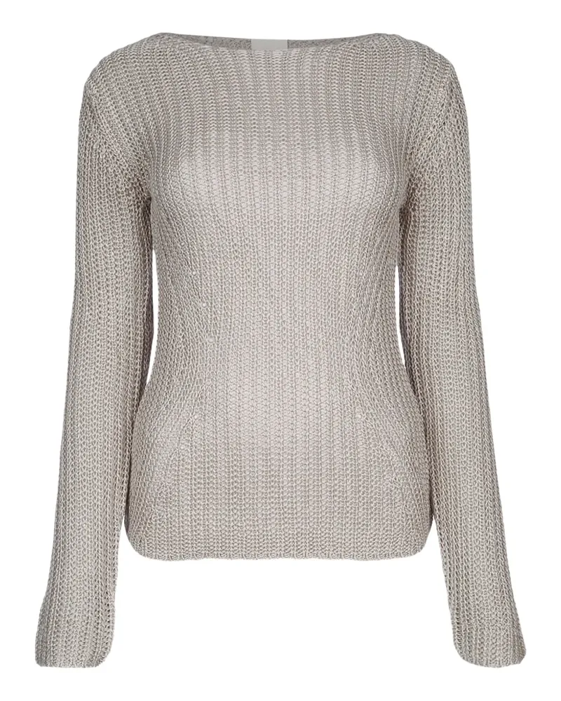 Calvin Klein Pullover aus Seidengemisch - Grau Grau