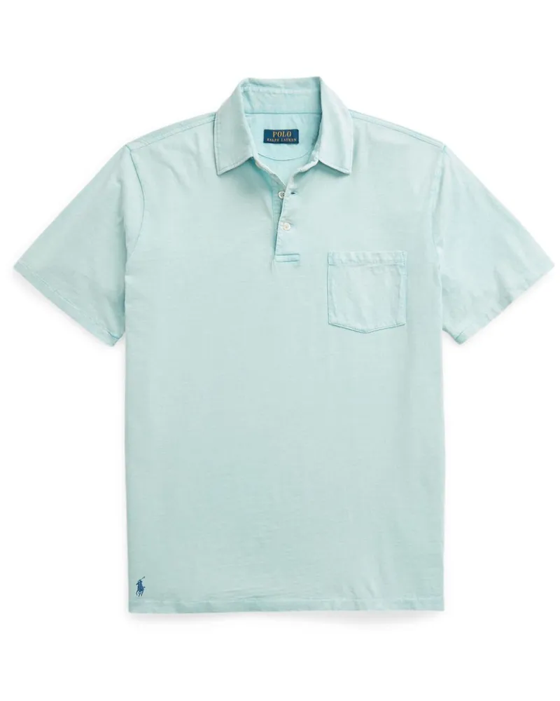 Ralph Lauren Poloshirt mit Polo Pony - Blau Blau