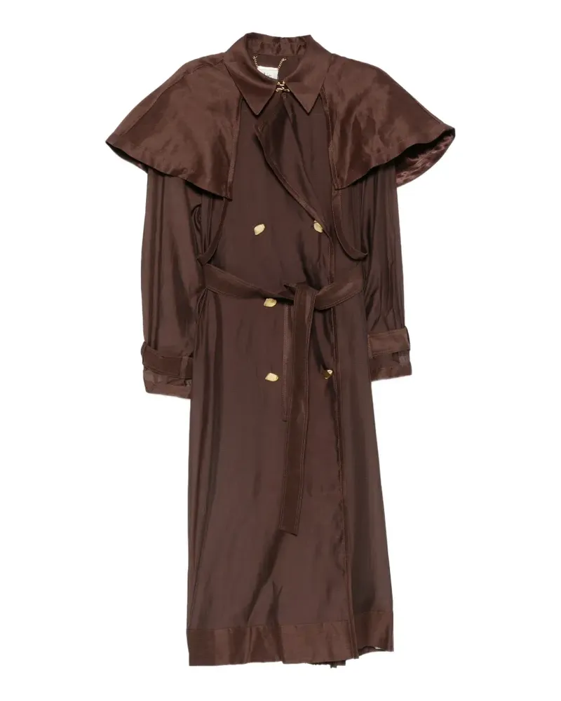 Aje. Whisper Trenchcoat - Braun Braun