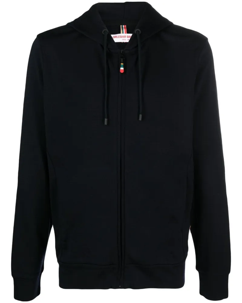 Orlebar Brown Kapuzenjacke mit Kordelzug - Blau Blau