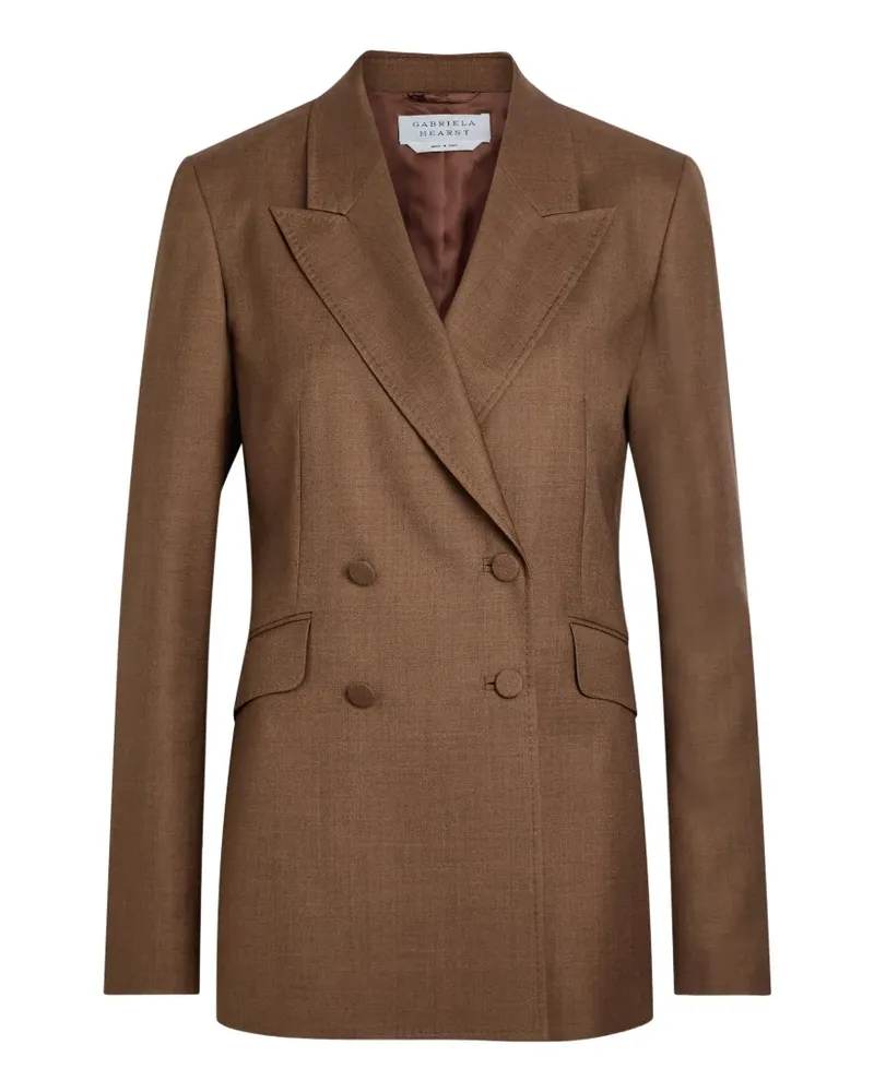 Gabriela Hearst Doppelreihiger Angela Blazer - Braun Braun