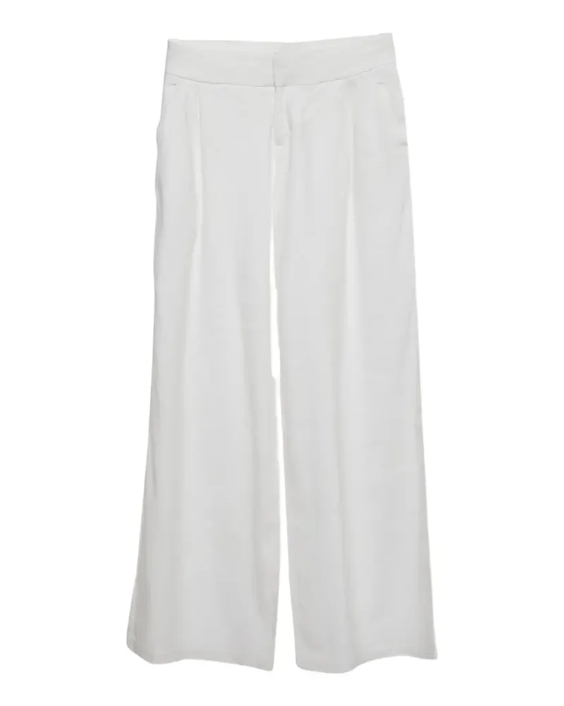 Alice + Olivia concealed-fastening trousers - Weiß Weiß