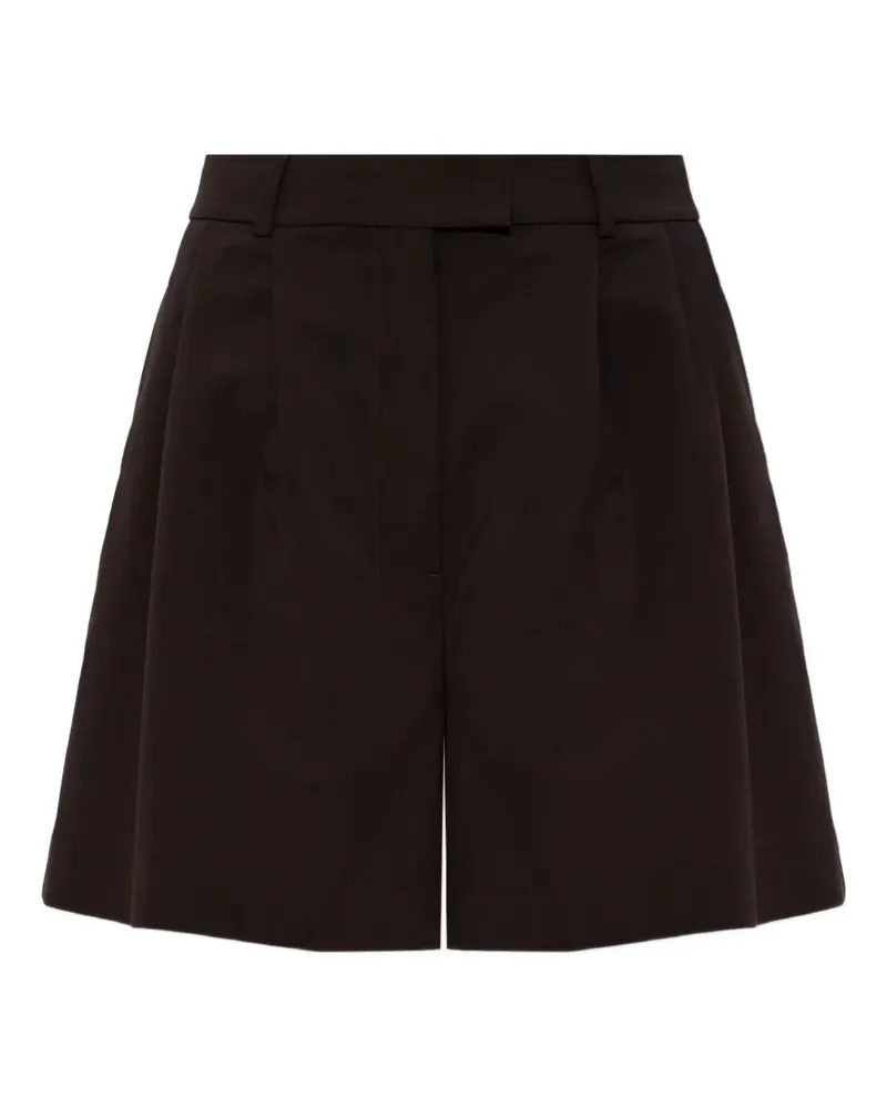 Lacoste pleated-design tailored shorts - Braun Braun