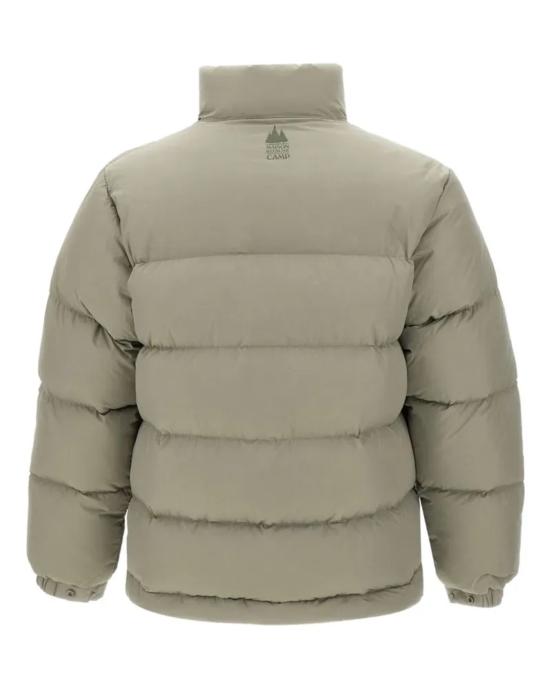 Kitsuné quilted padded jacket - Grün Grün