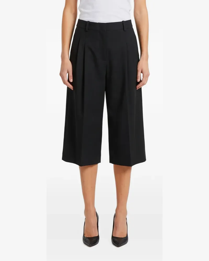 FRANKIE Shop Gio pleated bermuda shorts - Schwarz Schwarz