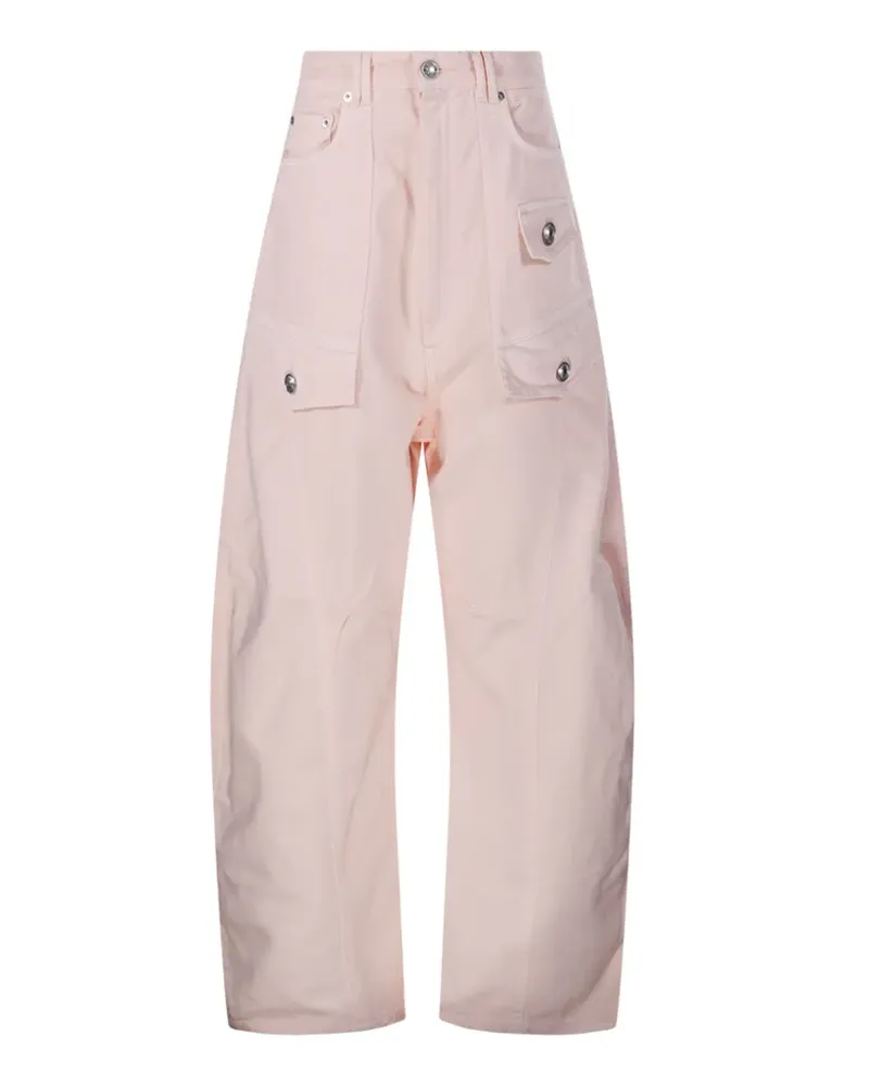 SPORTMAX Spxfashion cotton cargo jeans - Rosa Rosa