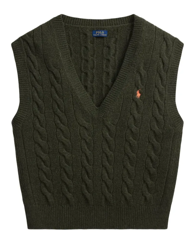 Ralph Lauren Pullover mit Zopfmuster - Grün Grün