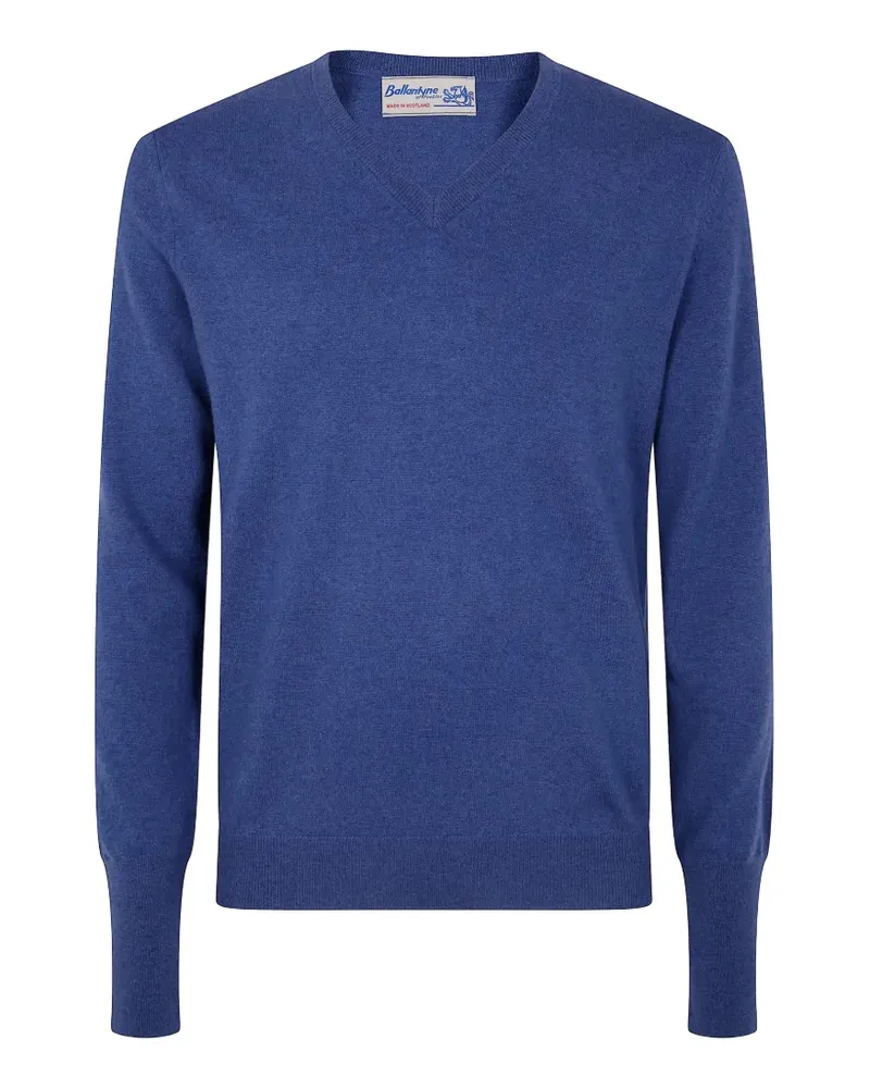 Ballantyne Pullover mit V-Ausschnitt - Blau Blau