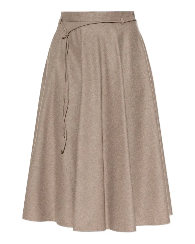 Max Mara Ausgestellter Kaschmirrock - Nude Nude