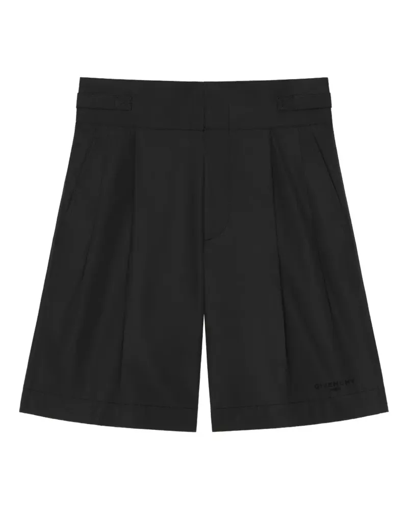 Givenchy Shorts aus Popeline mit Falten - Schwarz Schwarz
