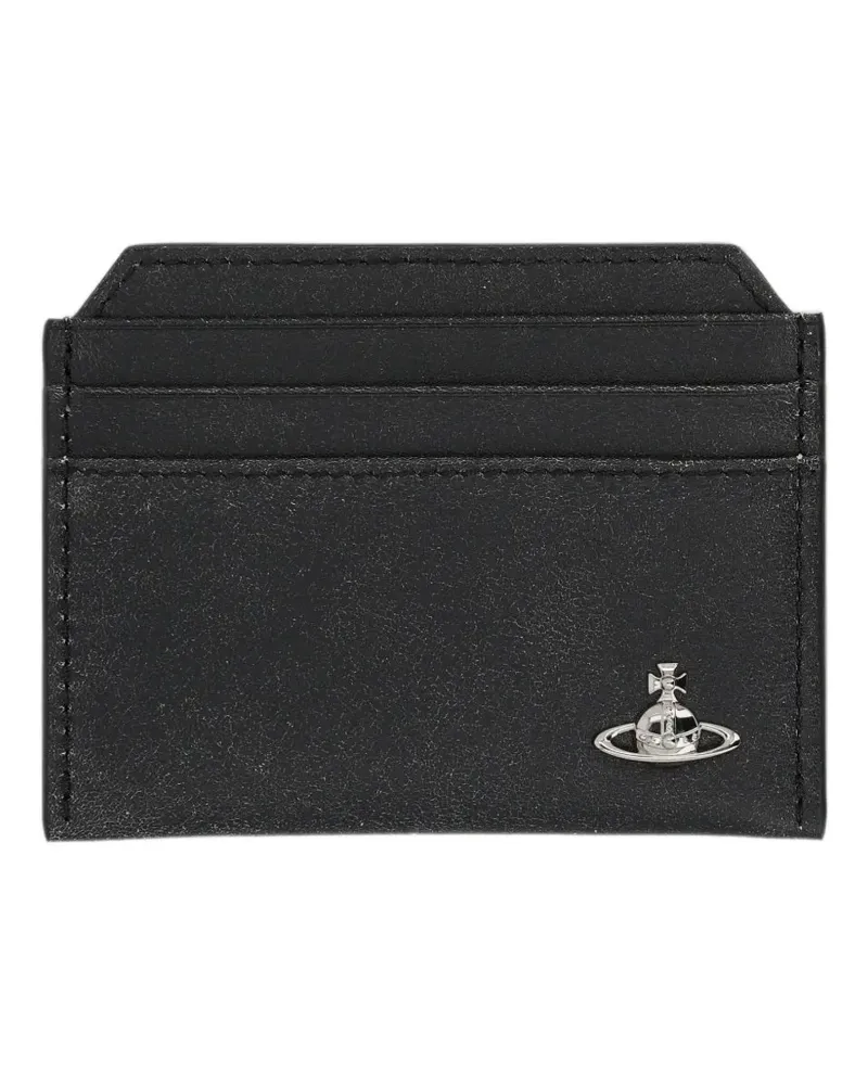 Vivienne Westwood slim card holder - Schwarz Schwarz