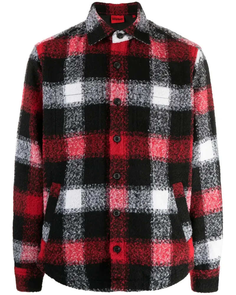 HUGO BOSS Jacke mit Karomuster - Mehrfarbig Mehrfarbig