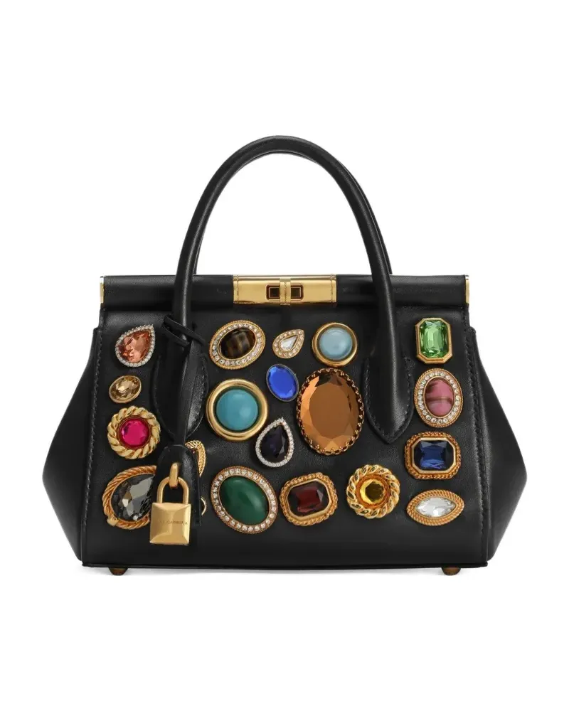 Dolce & Gabbana Mini Marlene Day Tote Bag - Schwarz Schwarz
