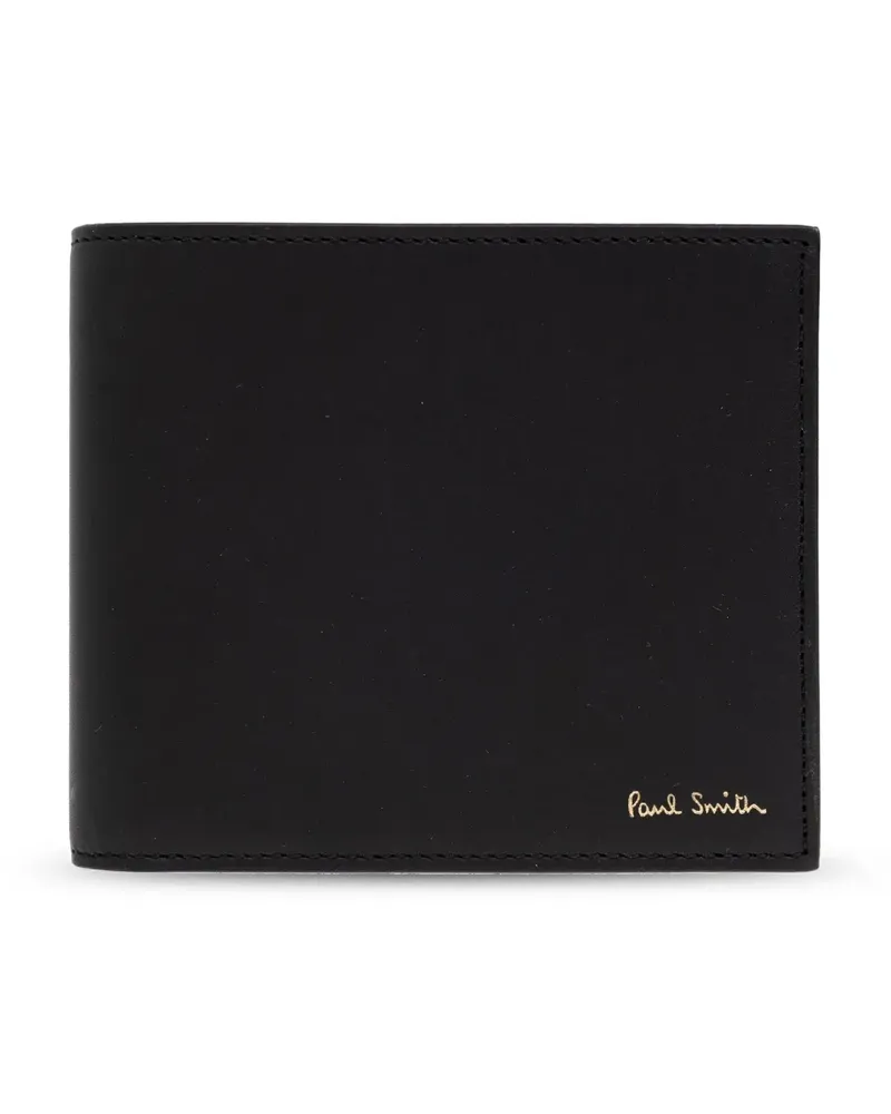 Paul Smith Signature Stripe Portemonnaie - Schwarz Schwarz