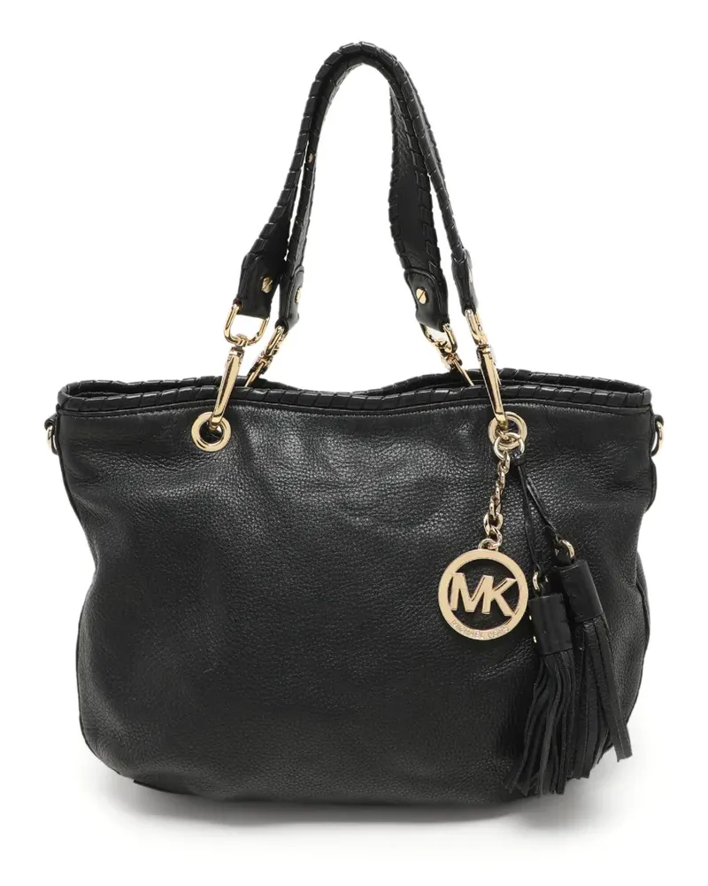 Michael Kors Schultertasche aus Leder - Schwarz Schwarz