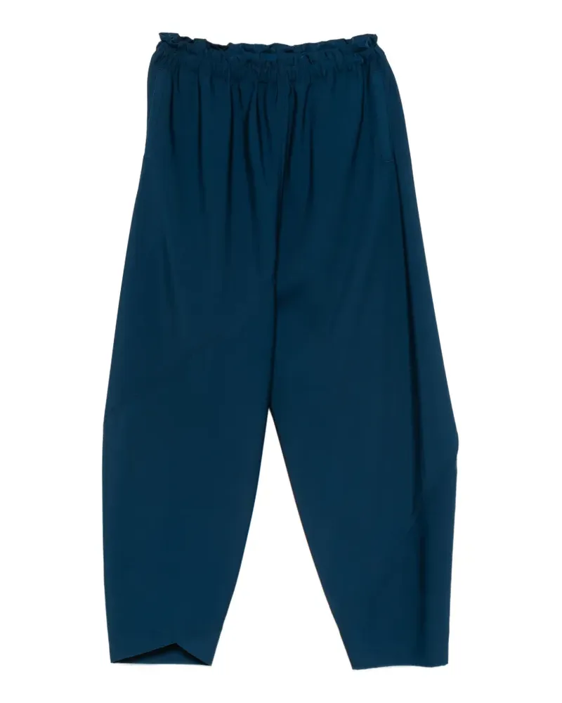 Issey Miyake Hose mit elastischem Bund - Blau Blau