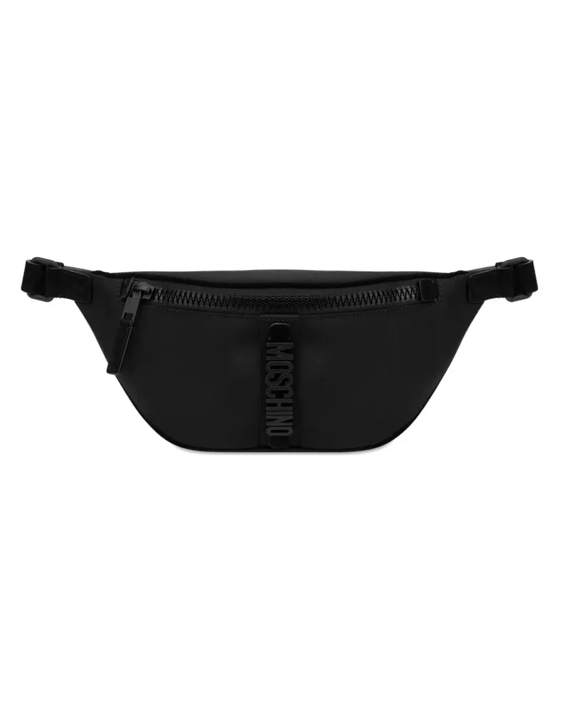 Moschino Gürteltasche mit Logo - Schwarz Schwarz