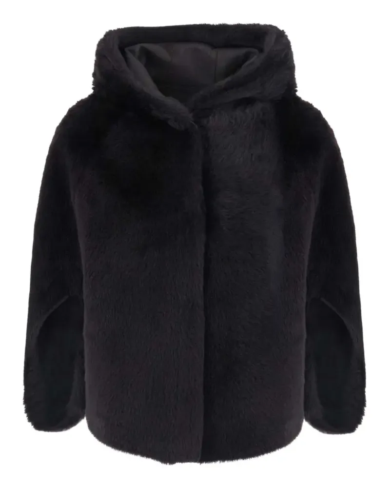 SUPREMA Kapuzenjacke aus Faux Fur - Braun Braun