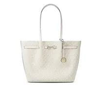 Shopper mit Logo-Print - Nude