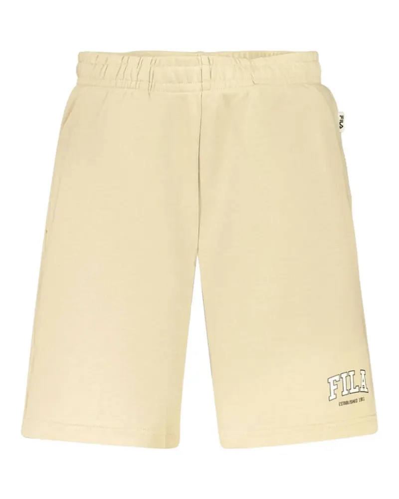 Fila Shorts mit Logo-Print - Nude Nude