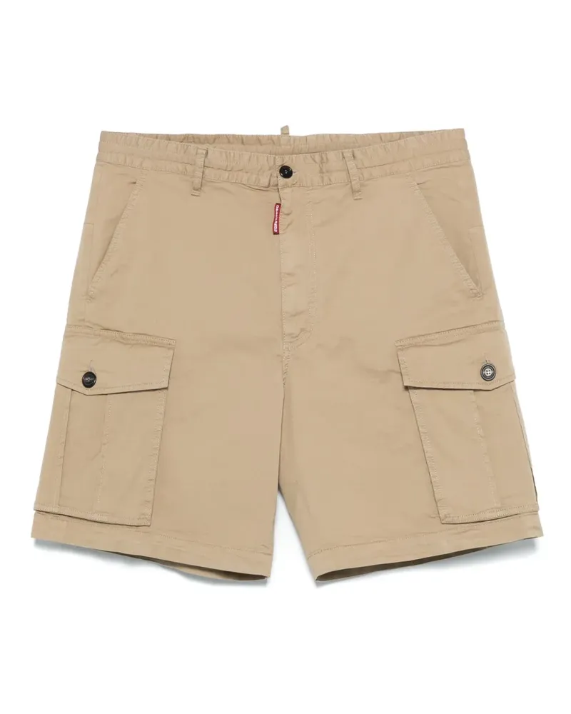 Dsquared2 Cargo-Shorts mit Logo-Detail - Braun Braun