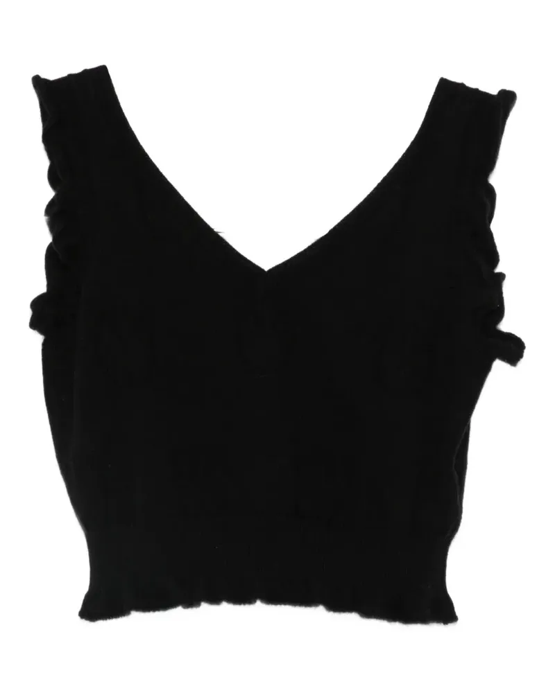 Pinko Rospo V-neck top - Schwarz Schwarz