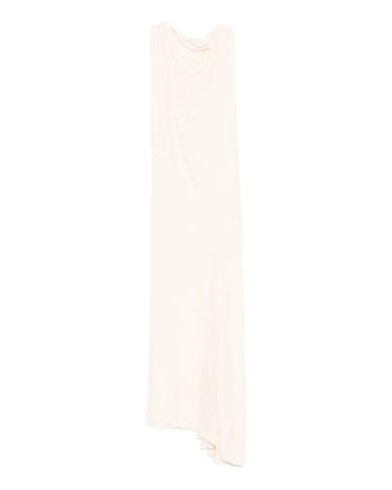 Victoria Beckham Posy Maxikleid mit Wasserfallkragen - Nude Nude