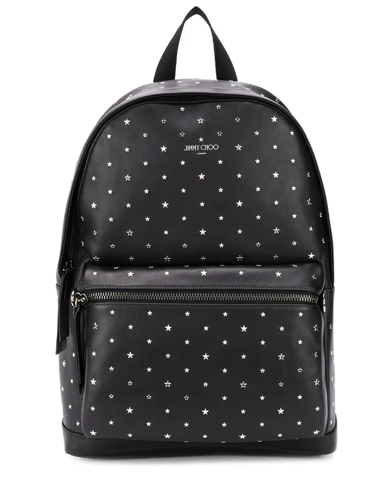 Jimmy Choo Rucksack mit Sternnieten - Schwarz Schwarz