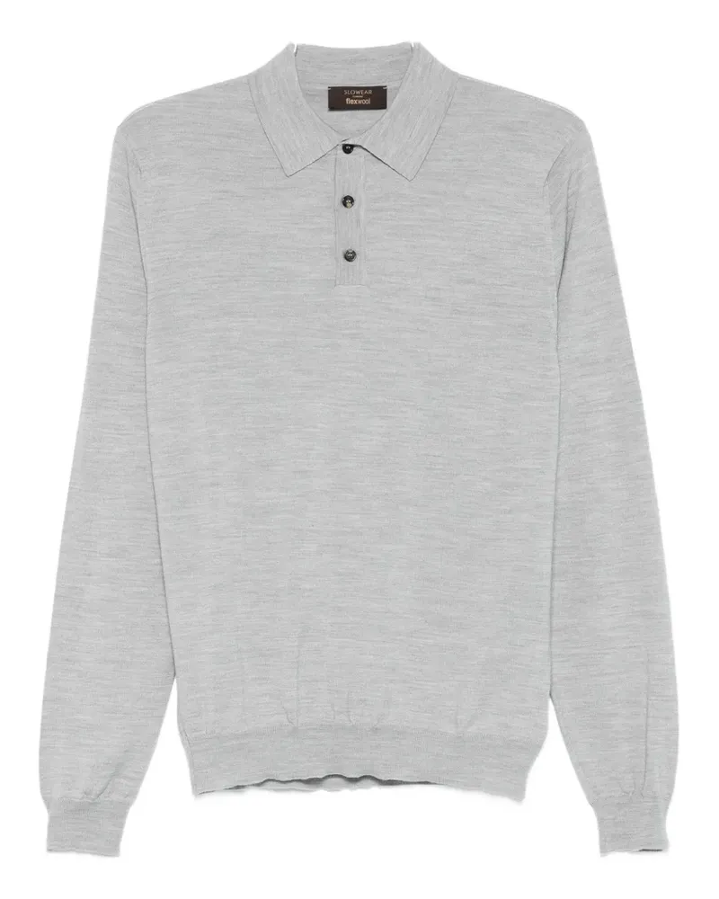 Zanone buttoned polo shirt - Grau Grau