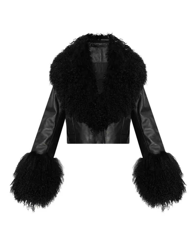 STAND Mim black jacket - Schwarz Schwarz