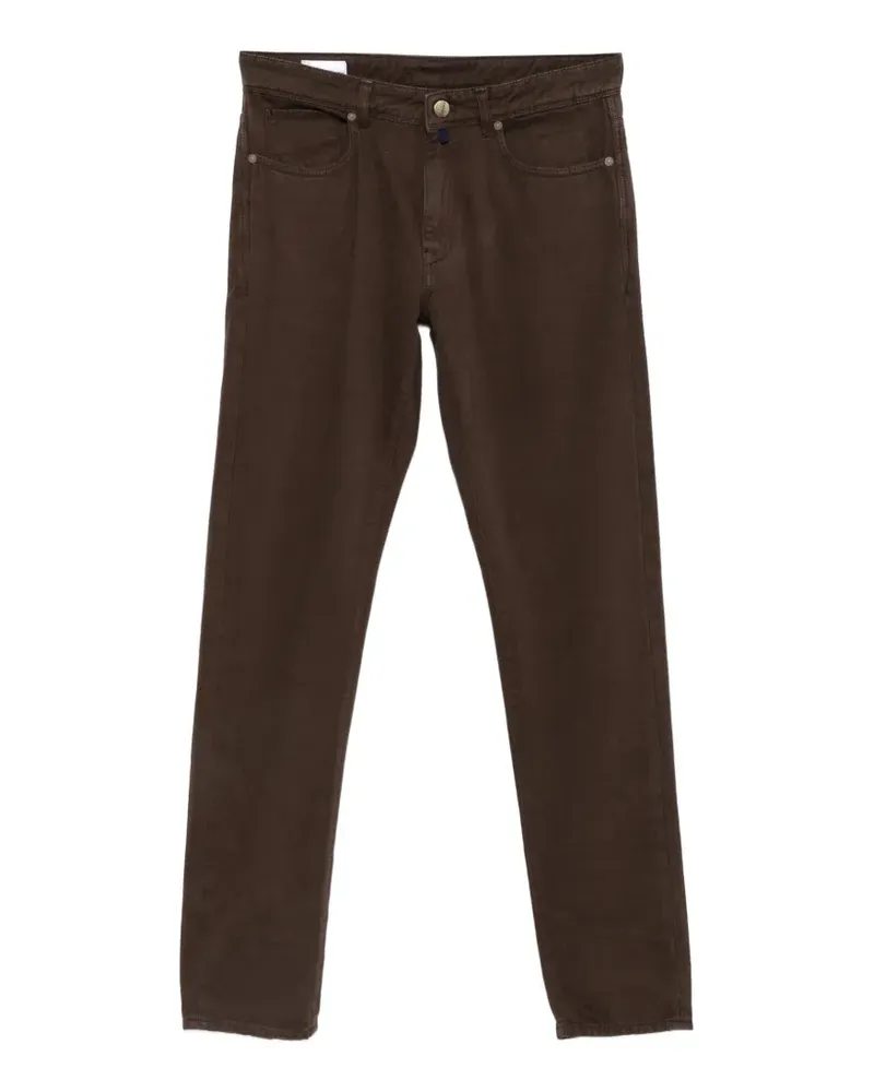 Incotex straight-leg five-pocket trousers - Braun Braun