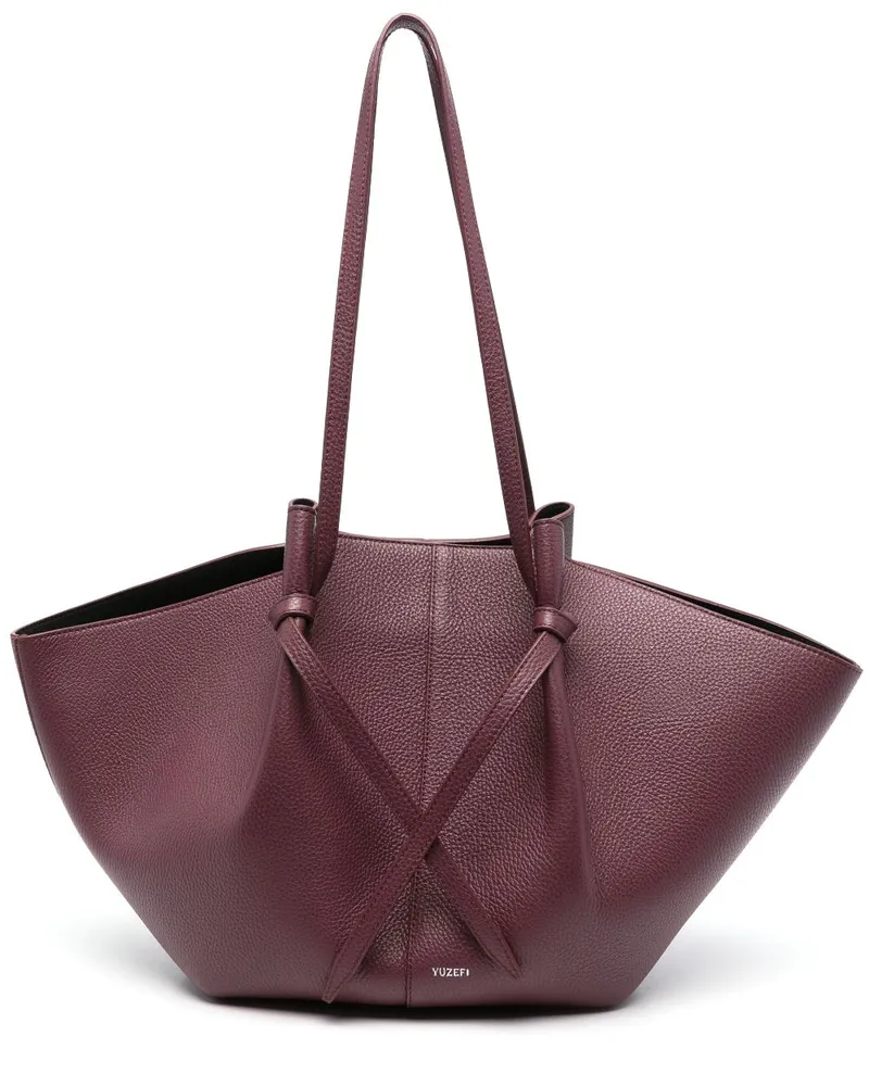 YUZEFI Große Mochi Schultertasche - Violett Violett