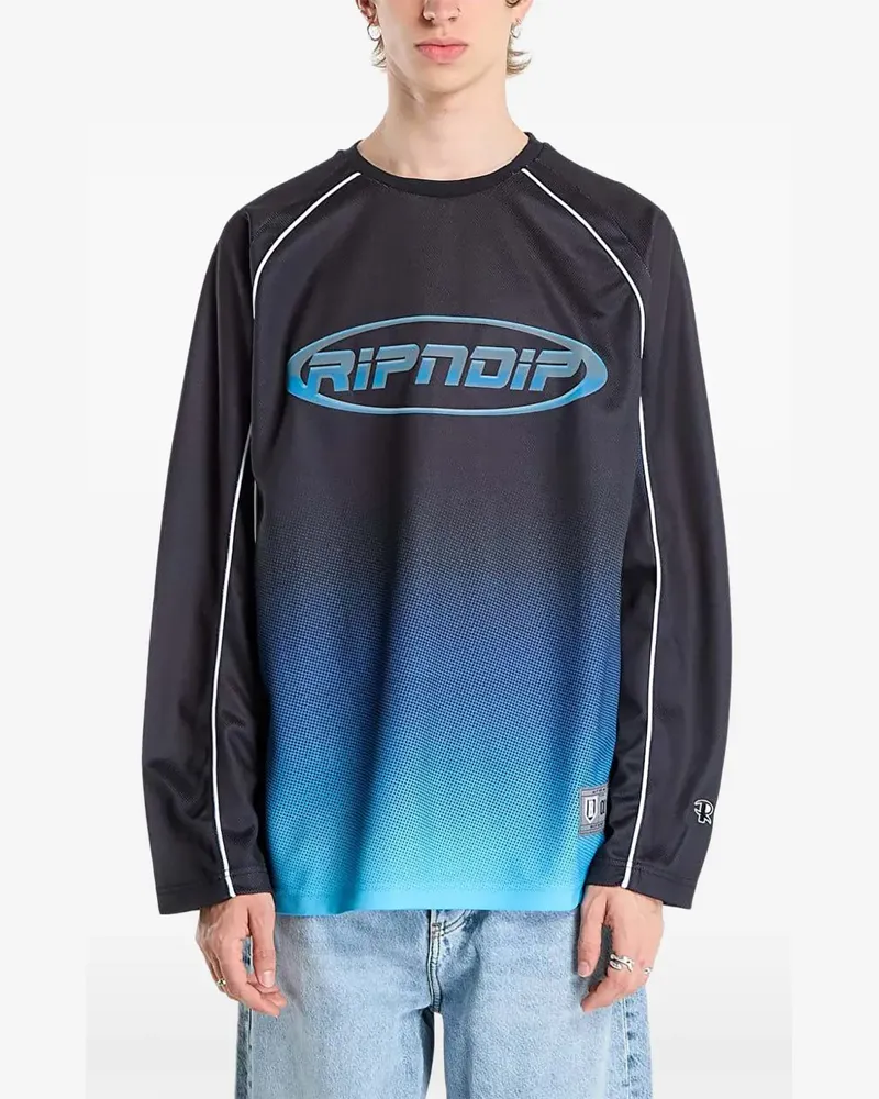 Ripndip T-Shirt mit Farbverlauf-Optik - Schwarz Schwarz