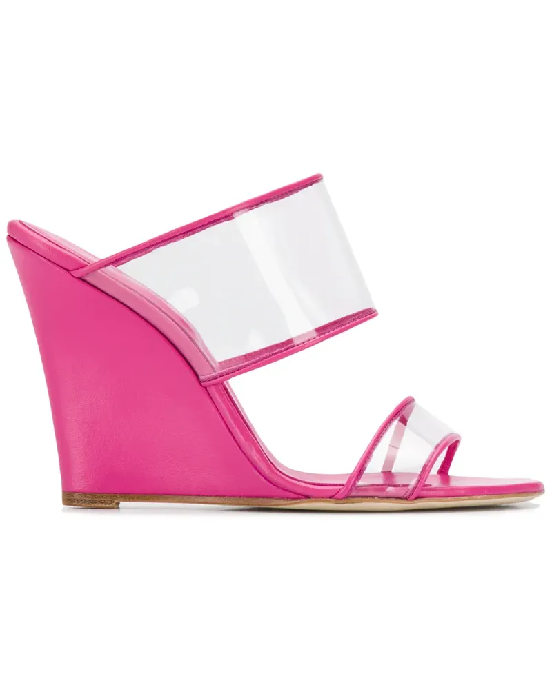 Paris Texas Wedge-Sandalen - Rosa Rosa
