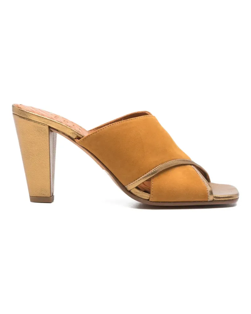 Chie Mihara criss cross mules - Nude Nude