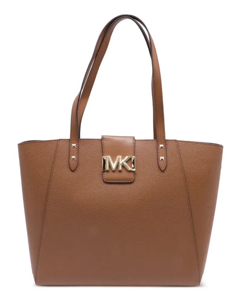 Michael Kors 2022 large Karlie logo-detail tote bag - Braun Braun