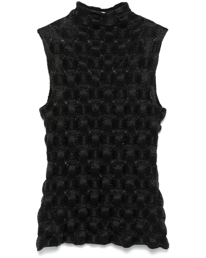 Nanushka Top mit Rollkragen - Schwarz Schwarz